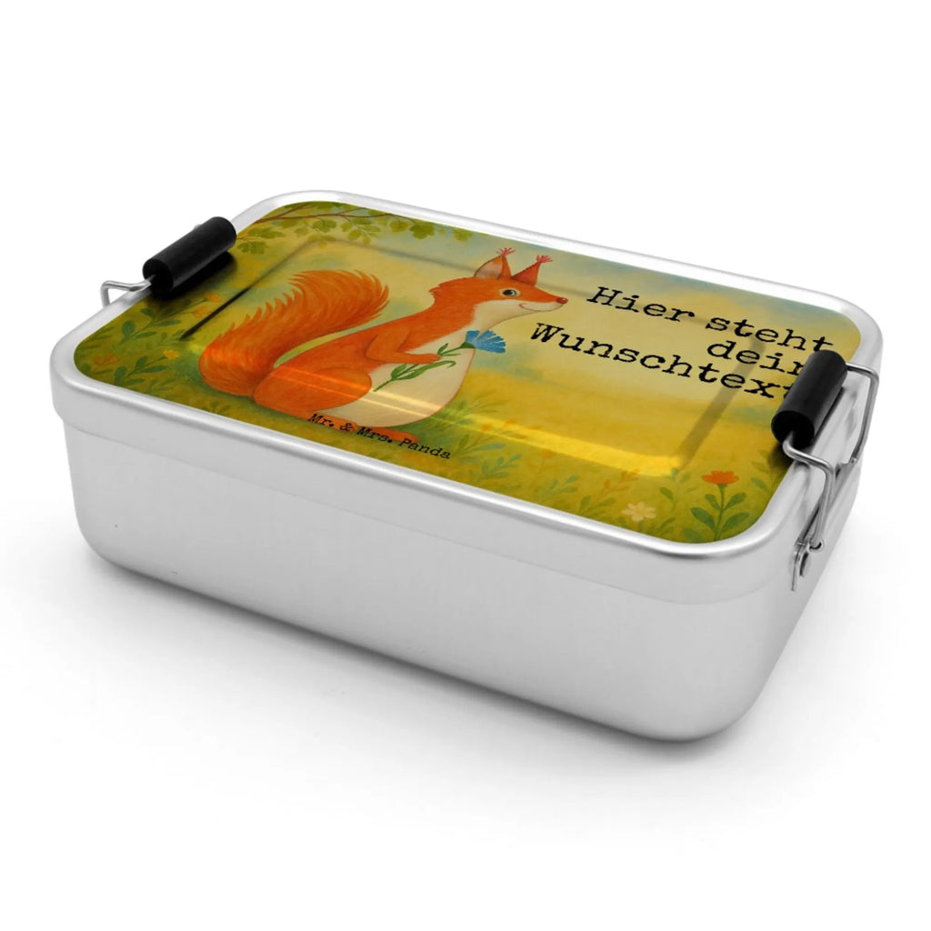 Personalisierte Metall Brotdose Eichhörnchen Blume Design Brotdose, Brotbox, Brotdose mit Namen, Geschenk mit Namen, Brotbox mit Namen, Schule, Kindergarten, Uni, Tiermotive, Gute Laune, lustige Sprüche, Tiere, Eichhörnchen, Eichhorn, Spruch positiv, Lachen, Spaß, Motivation Sprüche, Motivation Bilder, glücklich Spruch, Spruch Deko
