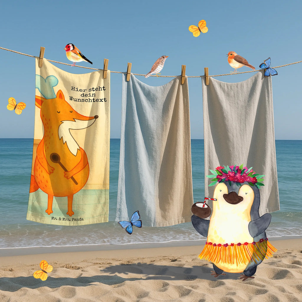 Personalisiertes Badehandtuch Fuchs Koch Design Kinder Handtuch mit Namen, Badetuch mit Namen, Strandtuch mit Namen, Duschtuch mit Namen, Saunatuch mit Namen, Personalisiertes Handtuch, Personalisiertes Badetuch, Fuchs, Köche, Küche Spruch, Party Spruch, Koch Geschenk, Küche Deko, Füchse, Bäcker, Spruch lustig, witzig