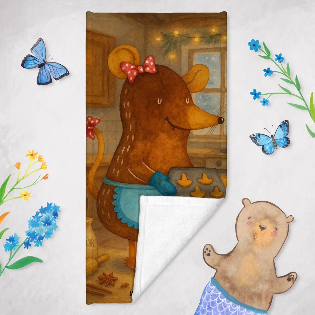 Badehandtuch Maus Kekse Design Strandtuch, Duschtuch, Saunatuch, Kinder Handtuch, Badetuch, Winter, Weihnachten, Weihnachtsdeko, Nikolaus, Advent, Heiligabend, Wintermotiv, Maus, Plätzchen, backen, Chaosqueen, Weihnachtskekse, Weihnachtsbäckerei, Kekse