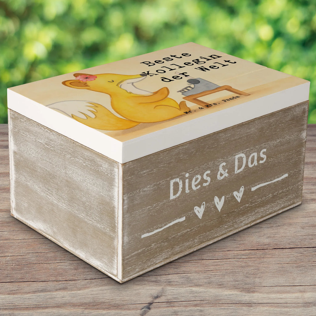 Holzkiste Fuchs Beste Kollegin der Welt Design Schatulle, Schatzkiste, Holzkiste, XXL, Erinnerungskiste, Geschenkdose, Dekokiste, Aufbewahrungsbox, Erinnerungsbox, Geschenkbox, Truhe, Kiste, für, Dankeschön, Geschenk, Schenken, Geburtstag, Geburtstagsgeschenk, Geschenkidee, Danke, Bedanken, Mitbringsel, Freude machen, Geschenktipp, Arbeit, Arbeitskollegin, Abschiedsgeschenk, Berufsgenossin, Mitarbeiterin, Beruf, Ruhestand, Freundin, Büro, Kollegin