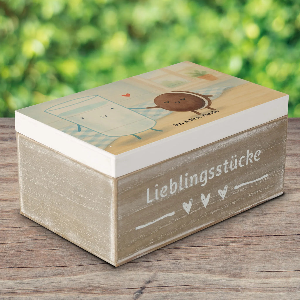 Holzkiste Milch Keks Design Holzkiste, Schatulle, Erinnerungsbox, Geschenkdose, Kiste, Schatzkiste, Dekokiste, Geschenkbox, Aufbewahrungsbox, Truhe, Erinnerungskiste, XXL, Tiermotive, Gute Laune, lustige Sprüche, Tiere, Milk, Kekse, Cookie, romantisch, Motiv süß, perfektes Paar, Keks, Milch, Einladung Frühstück, Kaffee