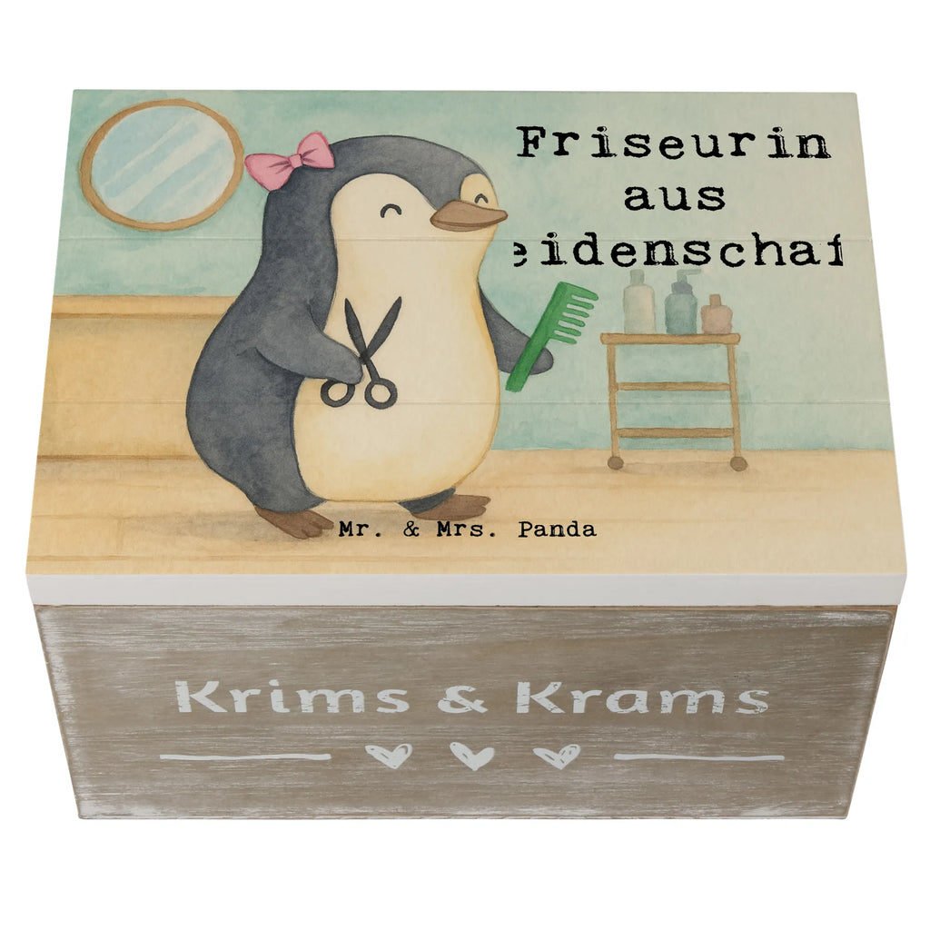 Holzkiste Friseurin Leidenschaft Design Truhe, Kiste, Holzkiste, Erinnerungskiste, Geschenkdose, Erinnerungsbox, Aufbewahrungsbox, Dekokiste, Schatzkiste, Geschenkbox, Schatulle, XXL, Beruf, Ausbildung, Jubiläum, Abschied, Rente, Kollege, Kollegin, Geschenk, Schenken, Arbeitskollege, Mitarbeiter, Firma, Danke, Dankeschön, Friseursalon, Frisörin, Haarstylistin, Eröffnung Friseur, Frisörbesuch