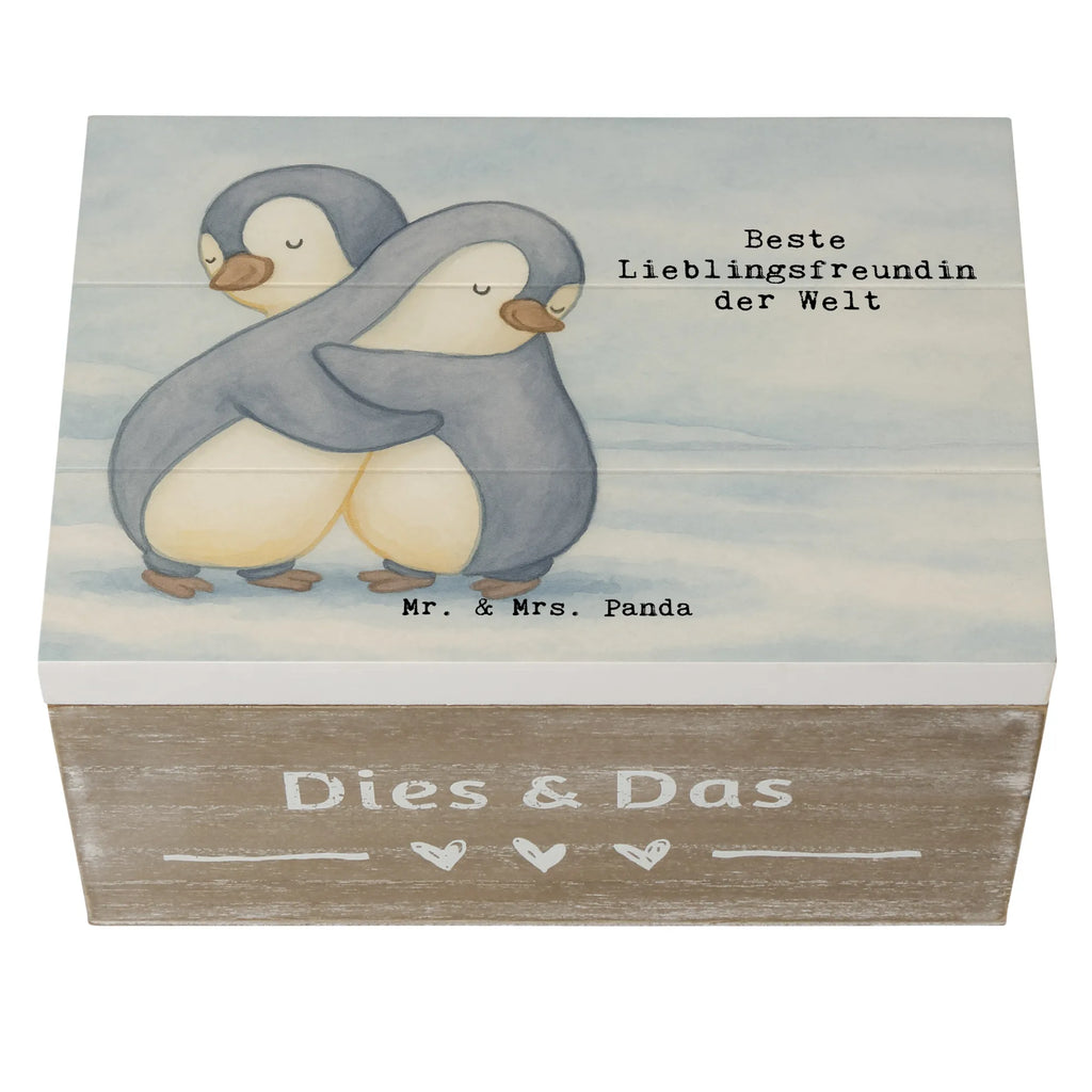 Holzkiste Pinguin Beste Lieblingsfreundin der Welt Design Holzkiste, XXL, Erinnerungskiste, Aufbewahrungsbox, Schatzkiste, Erinnerungsbox, Geschenkdose, Geschenkbox, Truhe, Schatulle, Kiste, Dekokiste, für, Dankeschön, Geschenk, Schenken, Geburtstag, Geburtstagsgeschenk, Geschenkidee, Danke, Bedanken, Mitbringsel, Freude machen, Geschenktipp, Lieblingsfreundin, Liebling, Bae, Liebe, Partnerin, Partner, Love, Herz, Lieblingsmensch, Lieblings Mensch, Freundin, beste Freundin