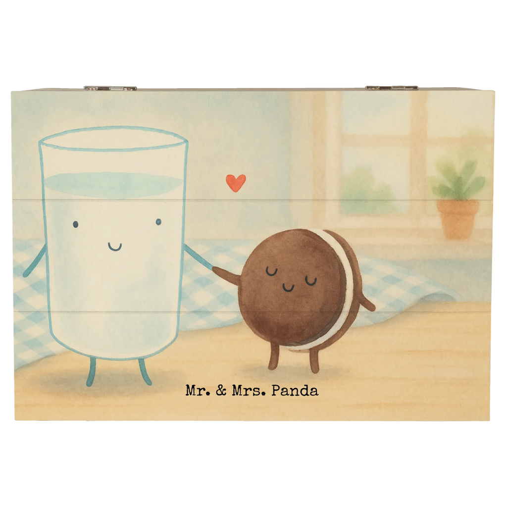 Holzkiste Milch Keks Design Holzkiste, Schatulle, Erinnerungsbox, Geschenkdose, Kiste, Schatzkiste, Dekokiste, Geschenkbox, Aufbewahrungsbox, Truhe, Erinnerungskiste, XXL, Tiermotive, Gute Laune, lustige Sprüche, Tiere, Milk, Kekse, Cookie, romantisch, Motiv süß, perfektes Paar, Keks, Milch, Einladung Frühstück, Kaffee