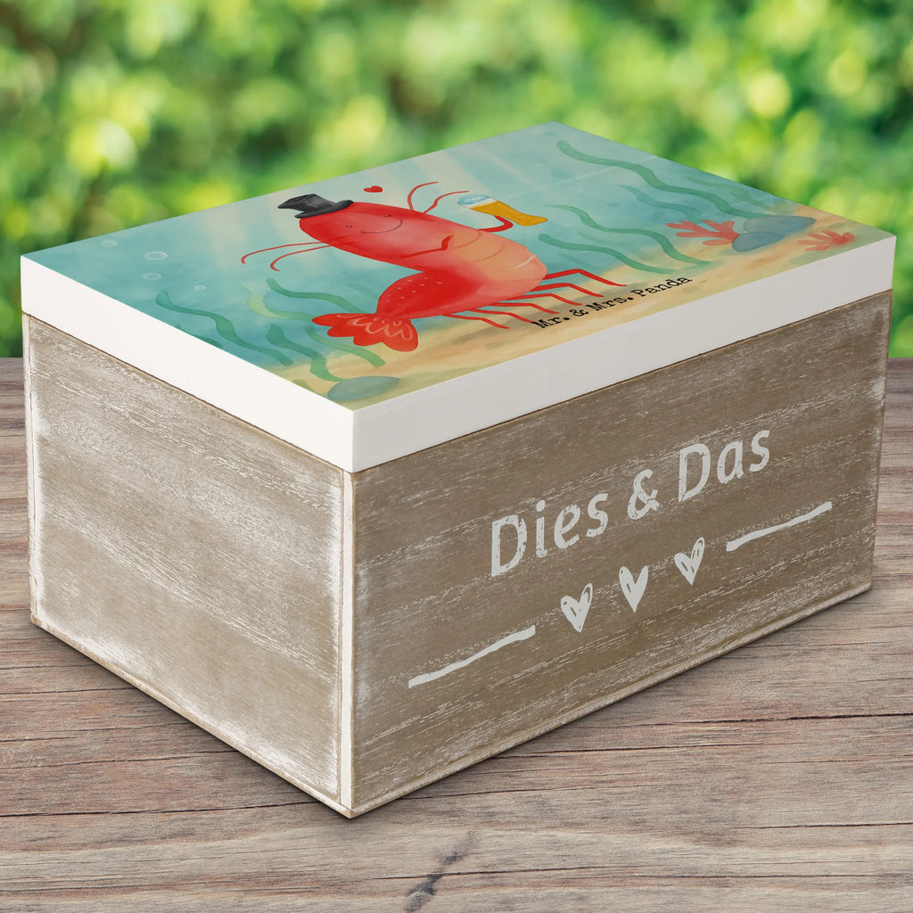 Holzkiste Hummer Weizen Design Dekokiste, Kiste, Geschenkbox, XXL, Truhe, Schatzkiste, Holzkiste, Schatulle, Erinnerungskiste, Geschenkdose, Erinnerungsbox, Aufbewahrungsbox, Meerestiere, Meer, Urlaub, Männerhaushalt, Junggeselle, Bierliebhaber, Bier, Garnelen, Garnele, Kochen, Wirtschaft, Kneipe, Junggesellin, Gasthaus