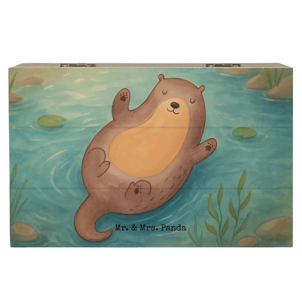 Holzkiste Otter Umarmen Design Schatzkiste, Holzkiste, XXL, Erinnerungskiste, Aufbewahrungsbox, Truhe, Erinnerungsbox, Geschenkbox, Schatulle, Dekokiste, Geschenkdose, Kiste, Otter, Fischotter, Seeotter, Otter Seeotter See Otter