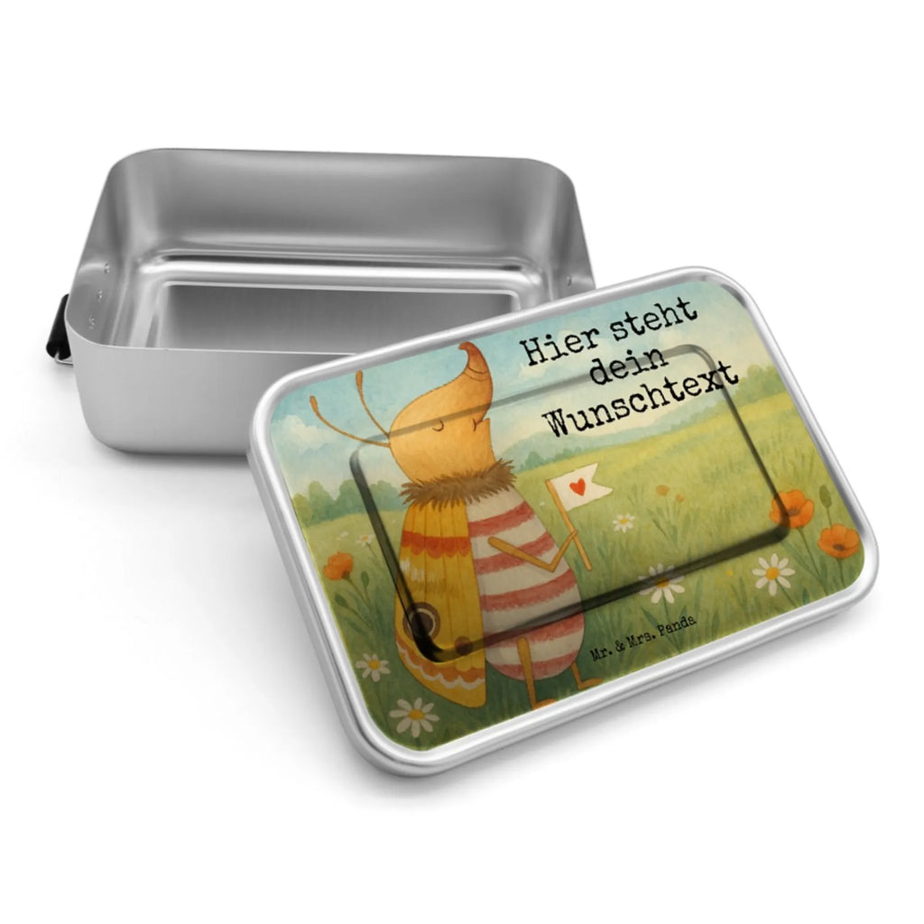 Spersonalizowany metalowy pojemnik na lunch ćma mała flaga Design Brotdose, Brotbox mit Namen, Schule, Brotdose mit Namen, Uni, Brotbox, Kindergarten, Geschenk mit Namen, Tiermotive, Gute Laune, lustige Sprüche, Tiere, Nachtfalter, süß, niedlich, Spruch lustig, Was kostet die Welt, Käfer, Küche Deko, Spruch witzig
