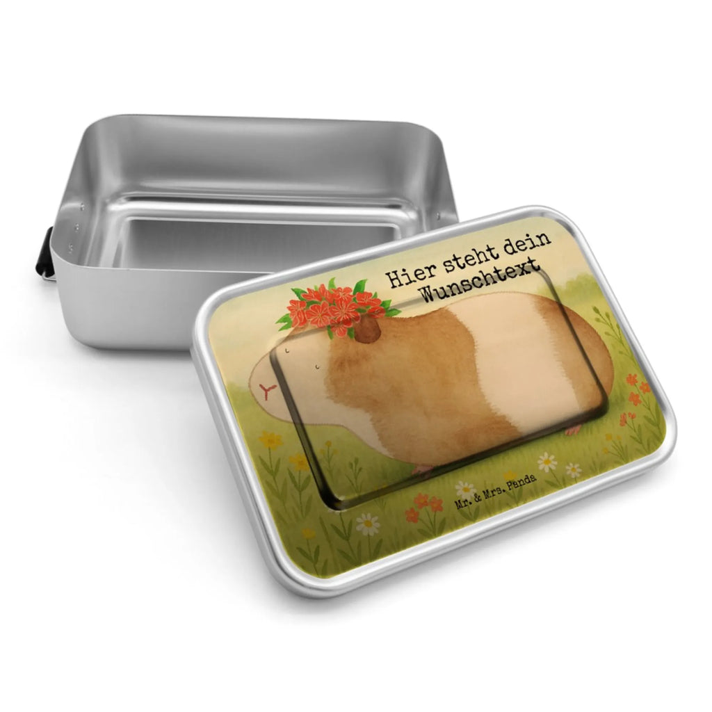 Personalisierte Metall Brotdose Meerschweinchen Weisheit Design Brotbox mit Namen, Brotdose mit Namen, Brotbox, Kindergarten, Geschenk mit Namen, Brotdose, Schule, Uni, Tiermotive, Gute Laune, lustige Sprüche, Tiere, Wunder, Realität, Meerie, Spruch, Meeries, Wunderland, Blumenkind, Meerschweinchen, Weisheit, Motivation