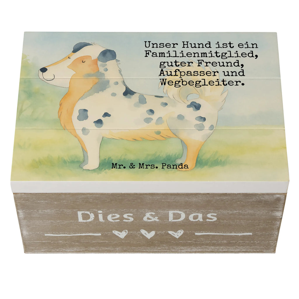 Holzkiste Hund Australien Shepherd Design Kiste, Schatzkiste, Geschenkbox, Truhe, Aufbewahrungsbox, XXL, Holzkiste, Geschenkdose, Dekokiste, Erinnerungskiste, Schatulle, Erinnerungsbox, Hund, Hundemotiv, Haustier, Hunderasse, Tierliebhaber, Hundebesitzer, Sprüche, Australien Shepherd, Spruch, Familienhund, Shepherd, Hundeliebe