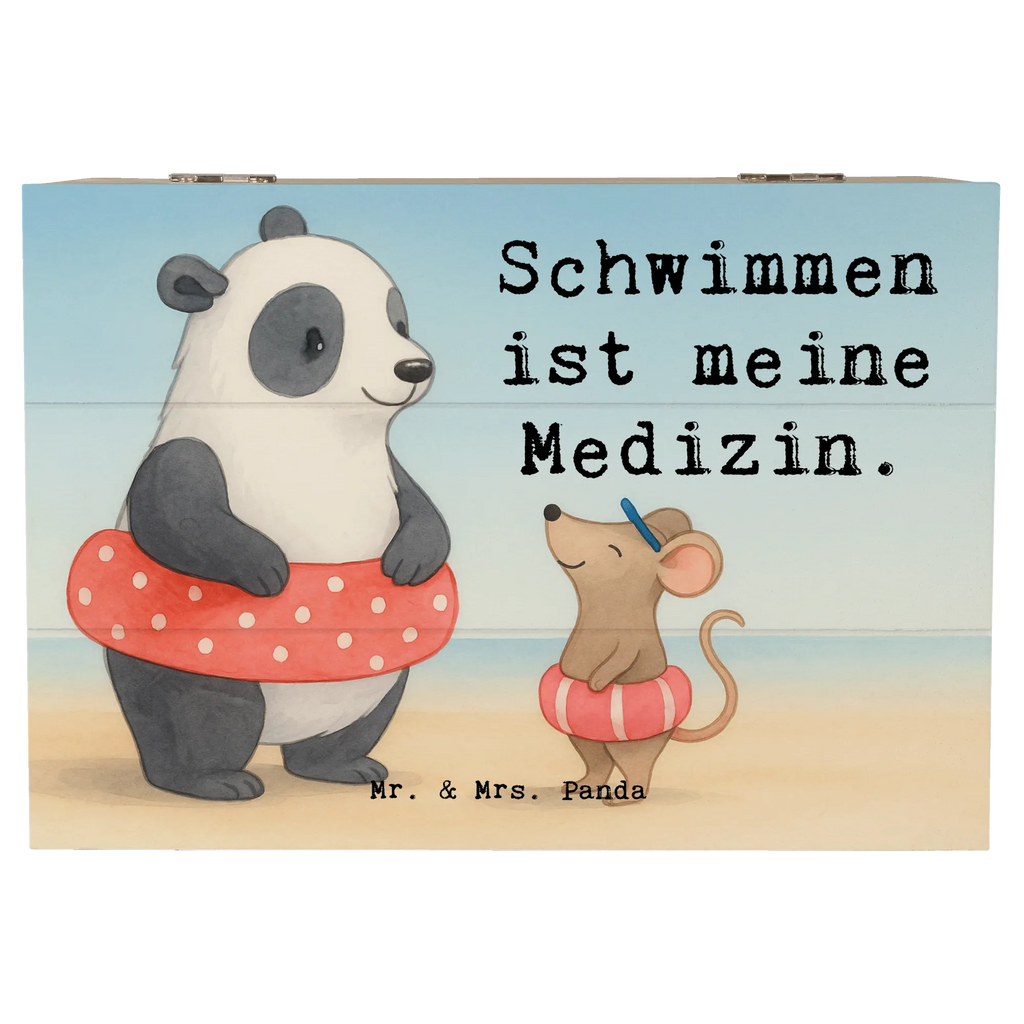 Holzkiste Otter Schwimmen Design Dekokiste, Geschenkdose, Erinnerungskiste, Kiste, Truhe, Geschenkbox, Aufbewahrungsbox, Erinnerungsbox, Schatulle, Schatzkiste, Holzkiste, XXL, Geschenk, Sport, Sportart, Hobby, Schenken, Danke, Dankeschön, Auszeichnung, Gewinn, Sportler, Wassersport, Schwimmen, Schwimmkurs