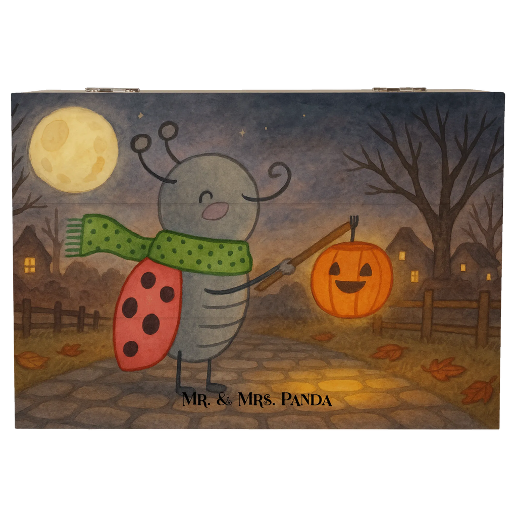 Holzkiste Smörle Laterne Design Schatulle, Erinnerungskiste, Schatzkiste, Truhe, XXL, Holzkiste, Erinnerungsbox, Kiste, Geschenkbox, Dekokiste, Geschenkdose, Aufbewahrungsbox, Halloween, Deko, Martinssingen, Dekoration, Geschenke, Schenken, Laterne, Herbst, Marienkäfer