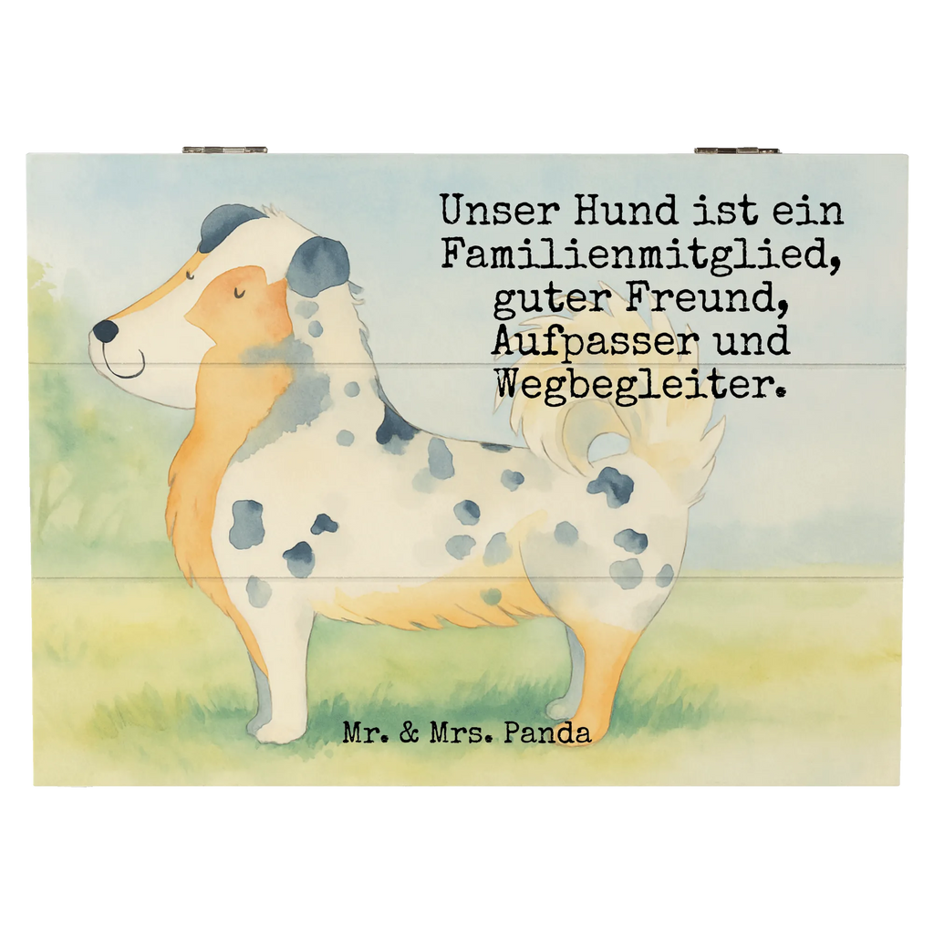 Holzkiste Hund Australien Shepherd Design Kiste, Schatzkiste, Geschenkbox, Truhe, Aufbewahrungsbox, XXL, Holzkiste, Geschenkdose, Dekokiste, Erinnerungskiste, Schatulle, Erinnerungsbox, Hund, Hundemotiv, Haustier, Hunderasse, Tierliebhaber, Hundebesitzer, Sprüche, Australien Shepherd, Spruch, Familienhund, Shepherd, Hundeliebe