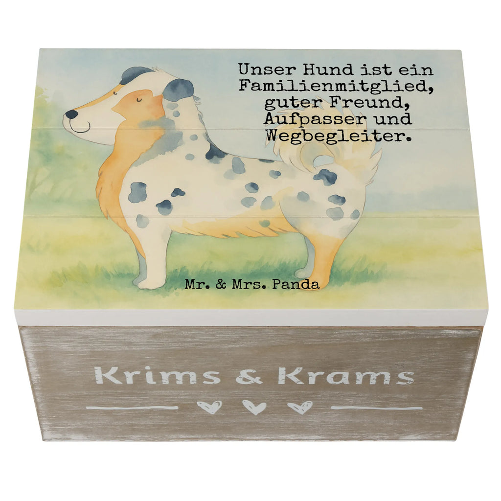 Holzkiste Hund Australien Shepherd Design Kiste, Schatzkiste, Geschenkbox, Truhe, Aufbewahrungsbox, XXL, Holzkiste, Geschenkdose, Dekokiste, Erinnerungskiste, Schatulle, Erinnerungsbox, Hund, Hundemotiv, Haustier, Hunderasse, Tierliebhaber, Hundebesitzer, Sprüche, Australien Shepherd, Spruch, Familienhund, Shepherd, Hundeliebe