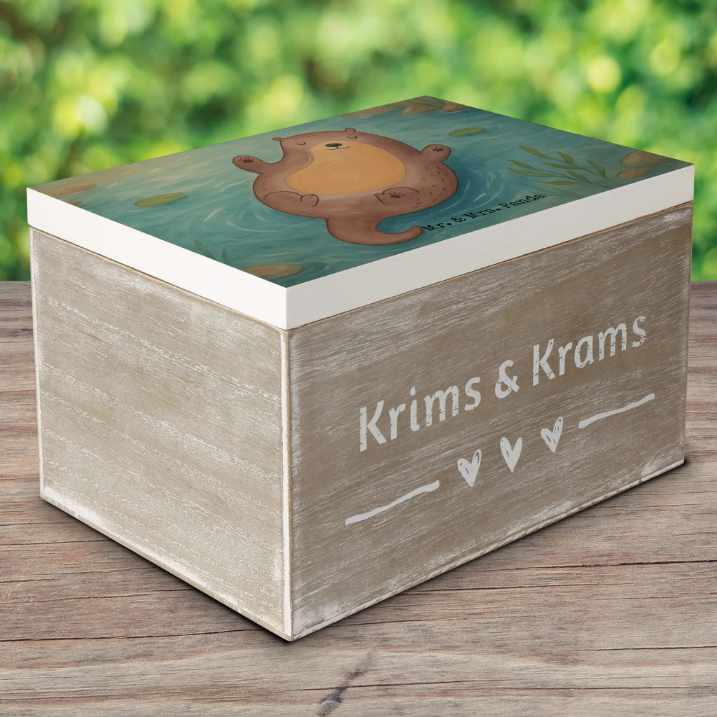 Holzkiste Otter Umarmen Design Schatzkiste, Holzkiste, XXL, Erinnerungskiste, Aufbewahrungsbox, Truhe, Erinnerungsbox, Geschenkbox, Schatulle, Dekokiste, Geschenkdose, Kiste, Otter, Fischotter, Seeotter, Otter Seeotter See Otter