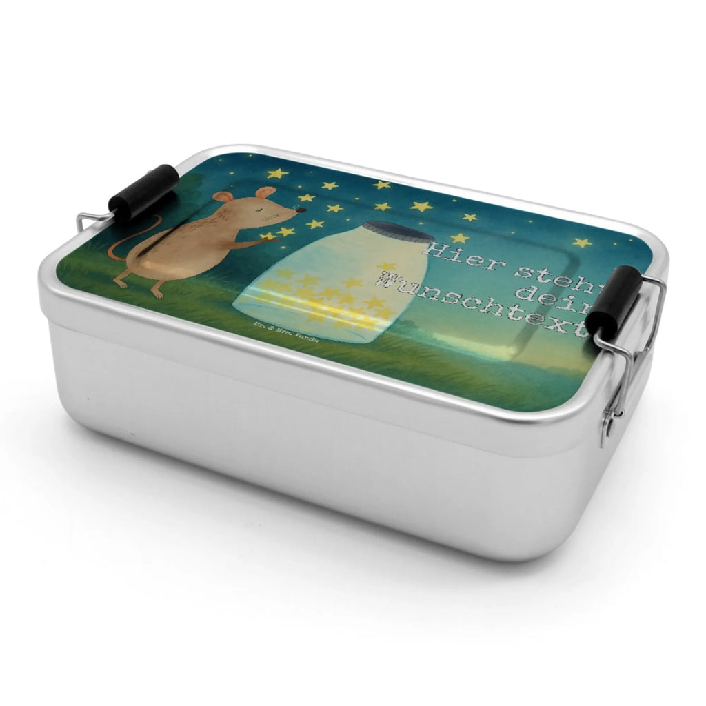 Personalisierte Metall Brotdose Maus Sterne Design Brotdose, Schule, Brotbox mit Namen, Brotbox, Brotdose mit Namen, Uni, Kindergarten, Geschenk mit Namen, Tiermotive, Gute Laune, lustige Sprüche, Tiere, erstes Kind, Taufe, Kind, Sterne, Maus, Kindergeburtstag, Geburtstag, Träume, Wunsch, Taufgeschenk, Schwangerschaft, Hoffnung, Geburt