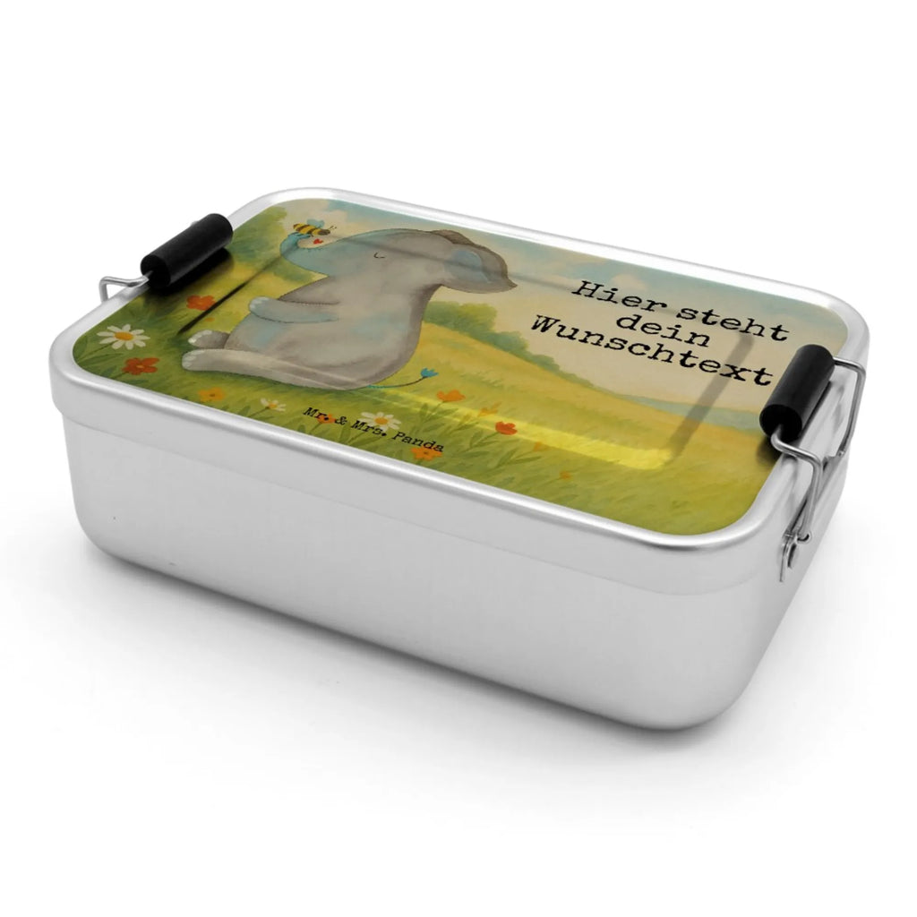Spersonalizowany metalowy pojemnik na lunch słoń pszczoła Design Brotbox, Brotdose mit Namen, Brotdose, Brotbox mit Namen, Uni, Geschenk mit Namen, Kindergarten, Schule, Tiermotive, Gute Laune, lustige Sprüche, Tiere, Liebe, Biene, Liebesspruch, Elefant, Jahrestag, Heiratsantrag, Liebesbeweis, Hochzeitsgeschenk, Liebesgeschenk
