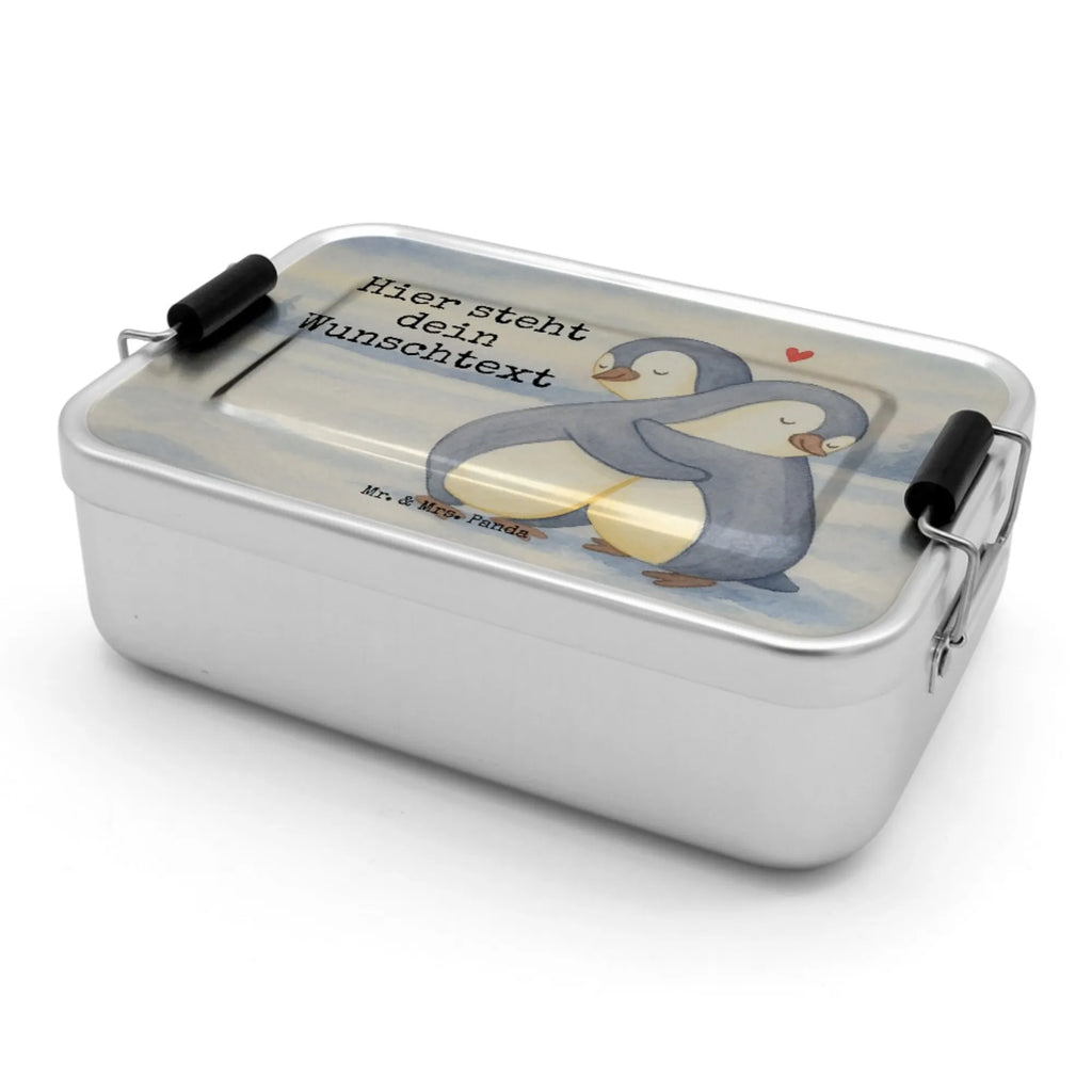 Personalisierte Metall Brotdose Pinguine Kuscheln Design Brotdose, Brotdose mit Namen, Kindergarten, Brotbox, Uni, Geschenk mit Namen, Schule, Brotbox mit Namen, Liebe, Partner, Freund, Freundin, Ehemann, Ehefrau, Heiraten, Verlobung, Heiratsantrag, Liebesgeschenk, Jahrestag, Hocheitstag, für Ehemann, Hochzeitstag, Geschenk für Partner, Geschenk für Frauen, Valentinstag, für Männer, Mitbringsel, Liebesbeweis, Geschenk für Freundin