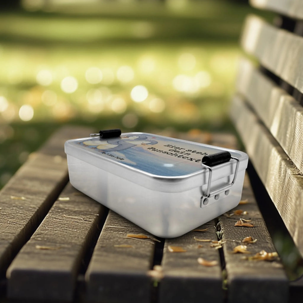 Personalisierte Metall Brotdose Pinguine Kuscheln Design Schule, Brotbox mit Namen, Brotdose mit Namen, Uni, Kindergarten, Geschenk mit Namen, Brotdose, Brotbox, Liebe, Partner, Freund, Freundin, Ehemann, Ehefrau, Heiraten, Verlobung, Heiratsantrag, Liebesgeschenk, Jahrestag, Hocheitstag, Hochzeitstag, für Ehemann, Geschenk für Partner, Liebesbeweis, Geschenk für Freundin, für Männer, Mitbringsel, Valentinstag, Geschenk für Frauen