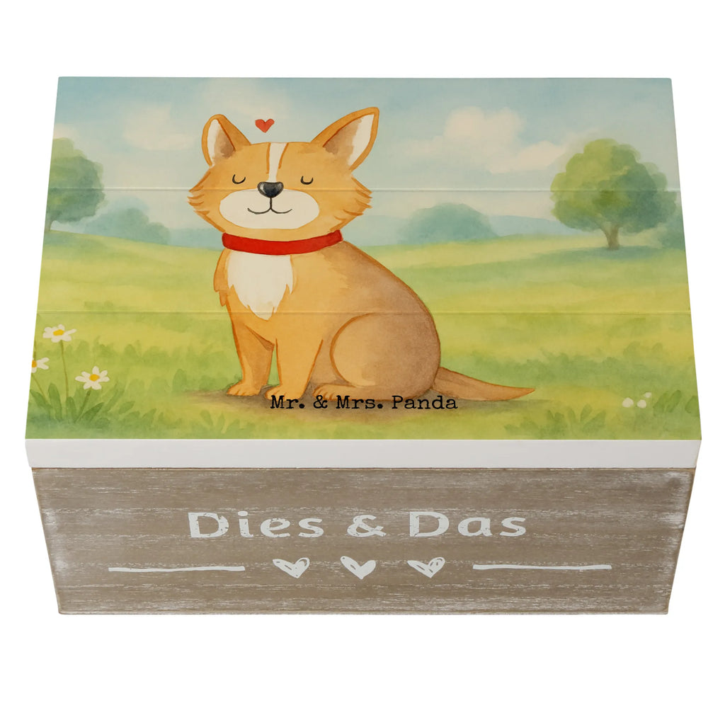 Holzkiste Hund Glück Design Holzkiste, Aufbewahrungsbox, Erinnerungskiste, Geschenkdose, Dekokiste, Erinnerungsbox, XXL, Geschenkbox, Truhe, Kiste, Schatzkiste, Schatulle, Hund, Hundemotiv, Haustier, Hunderasse, Tierliebhaber, Hundebesitzer, Sprüche, Liebe, Spruch, Hundemama, Corgie, Hundeliebe