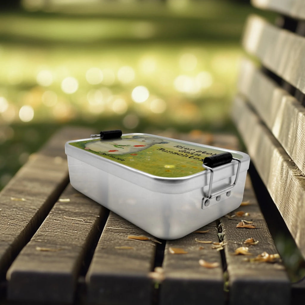 Spersonalizowany metalowy pojemnik na lunch szynszyla kwiat Design Brotdose, Brotbox, Brotdose mit Namen, Kindergarten, Uni, Schule, Brotbox mit Namen, Geschenk mit Namen, Tiermotive, Gute Laune, lustige Sprüche, Tiere, Chinchillas, Chinchilla, Liebeskummer, Glücklichsein, Büroalltag, traurig sein, Depressionen, Büro, Chaos, Kummer