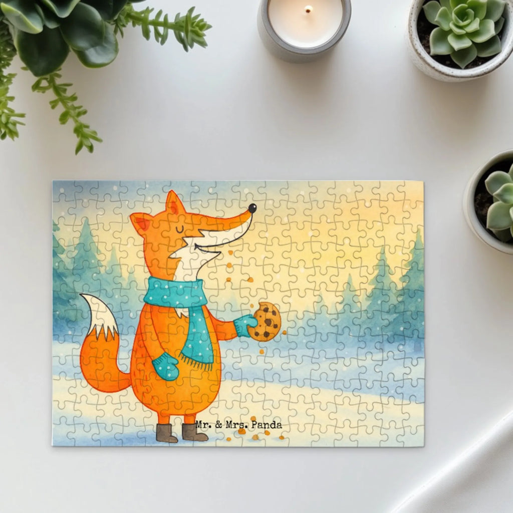 Puzzle Fuchs Keks Design Puzzle, Fuchs, Füchse, Liebe, Küche Deko, Backen Spruch, Kekse, Weihnachtszeit, Winter, Plätzchen