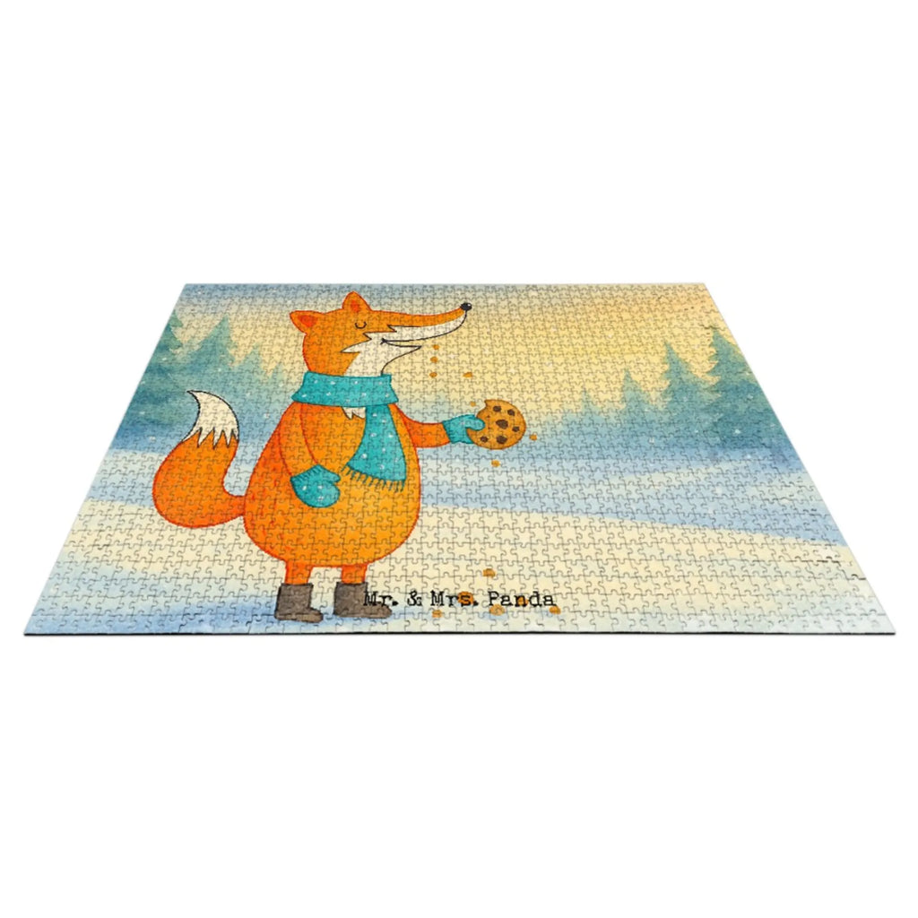 Puzzle Fuchs Keks Design Puzzle, Fuchs, Füchse, Liebe, Küche Deko, Backen Spruch, Kekse, Weihnachtszeit, Winter, Plätzchen
