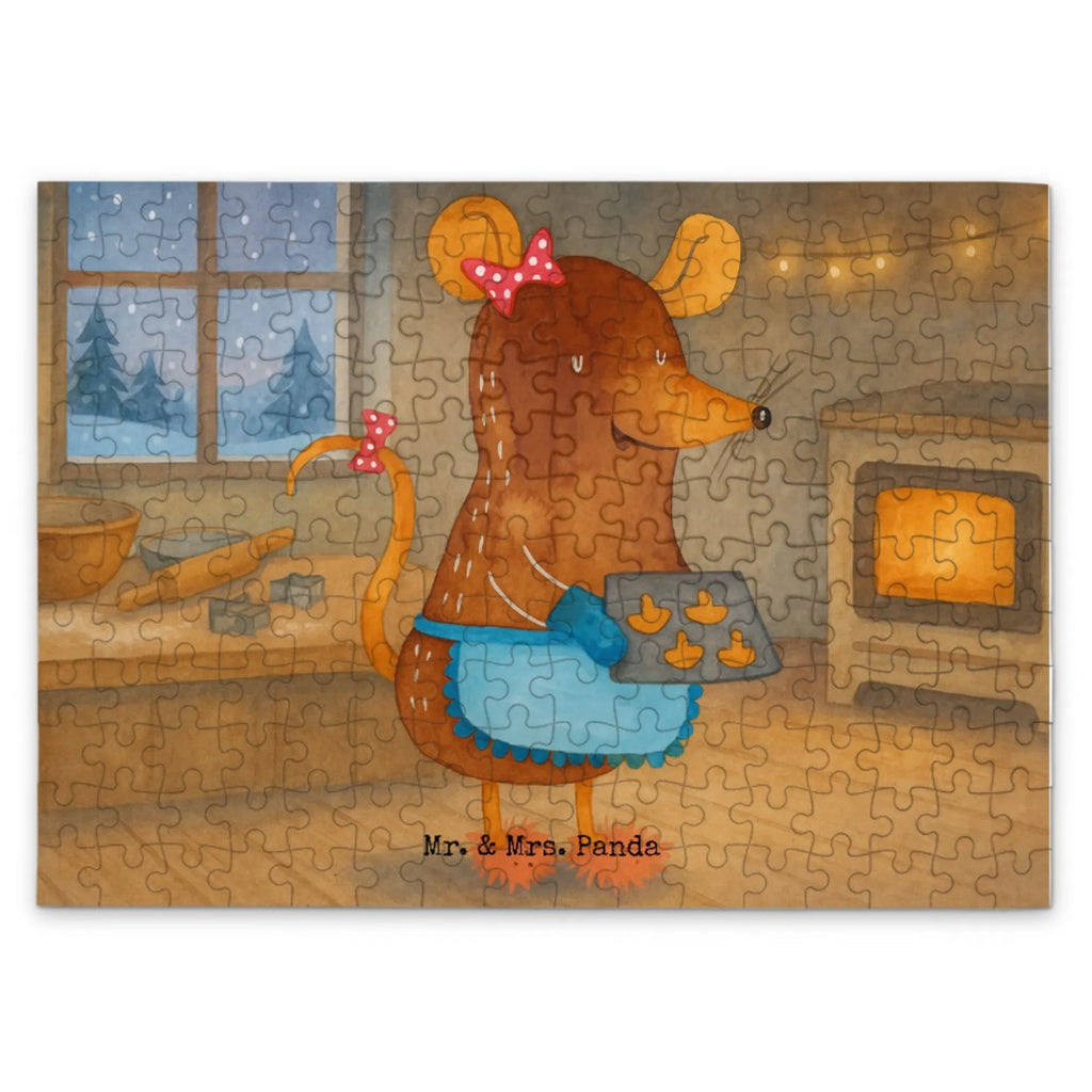 Puzzle Maus Kekse Design Puzzle, Winter, Weihnachten, Weihnachtsdeko, Nikolaus, Advent, Heiligabend, Wintermotiv, Plätzchen, Weihnachtsbäckerei, Chaosqueen, backen, Kekse, Maus, Weihnachtskekse
