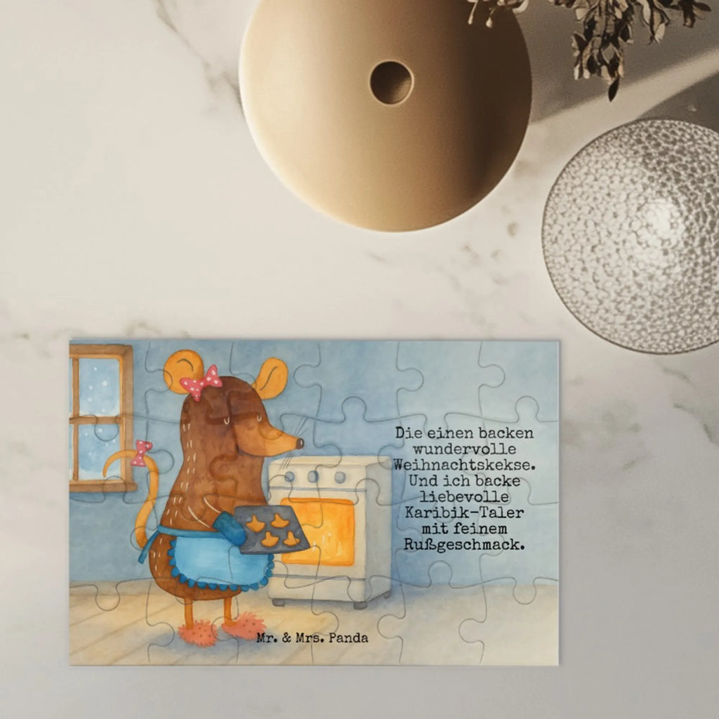 Puzzle Maus Kekse Design Puzzle, Winter, Weihnachten, Weihnachtsdeko, Nikolaus, Advent, Heiligabend, Wintermotiv, Plätzchen, Weihnachtsbäckerei, Chaosqueen, backen, Kekse, Maus, Weihnachtskekse