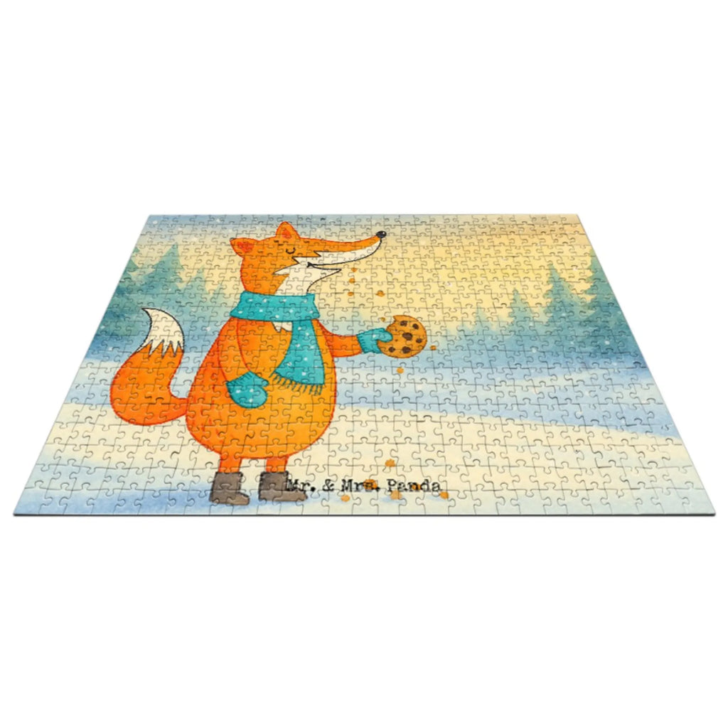 Puzzle Fuchs Keks Design Puzzle, Fuchs, Füchse, Liebe, Küche Deko, Backen Spruch, Kekse, Weihnachtszeit, Winter, Plätzchen