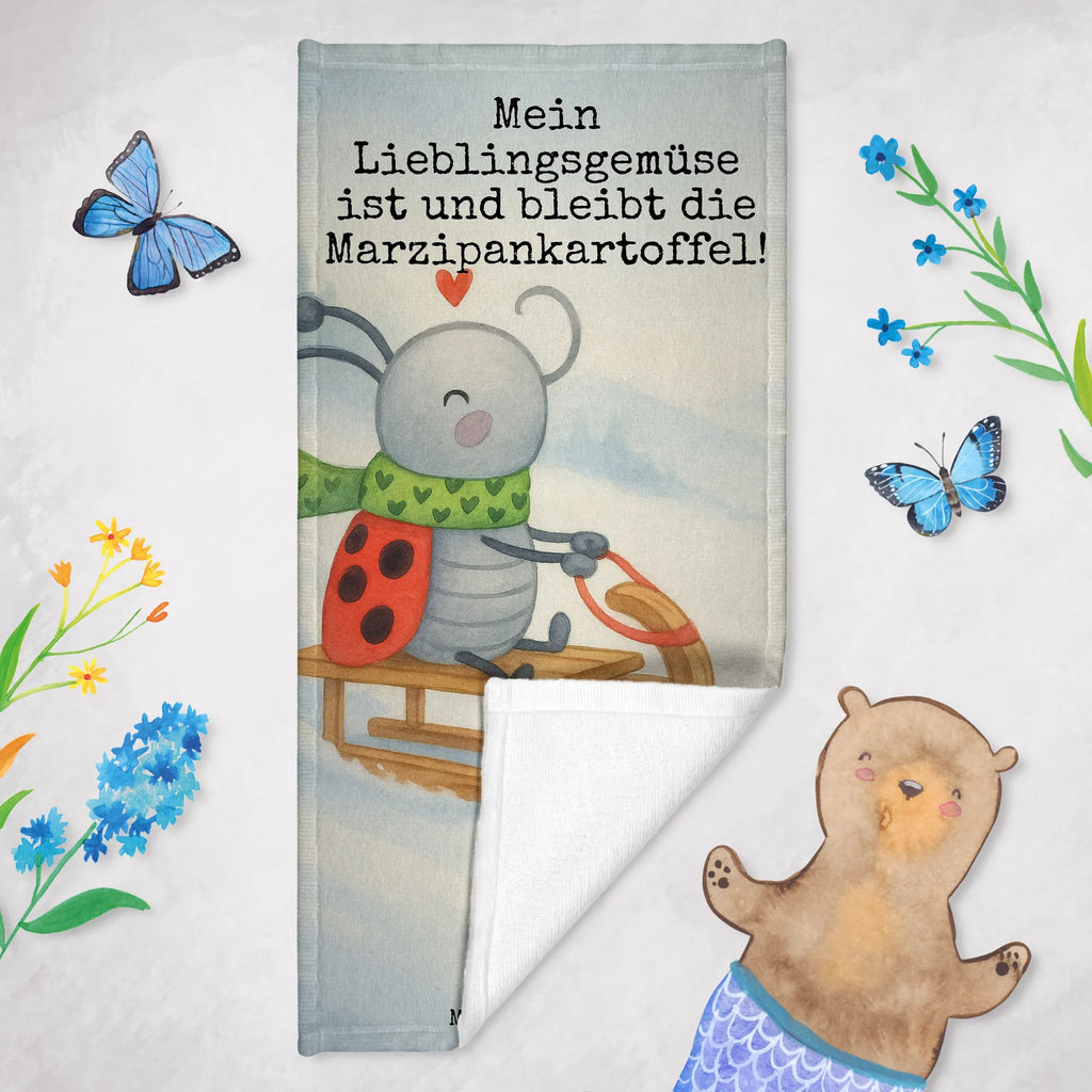 Badehandtuch Smörle Rodeln Design Saunatuch, Strandtuch, Kinder Handtuch, Duschtuch, Badetuch, Winter, Weihnachten, Weihnachtsdeko, Nikolaus, Advent, Heiligabend, Wintermotiv, Marzipan, Smörle, Schlittenfahren