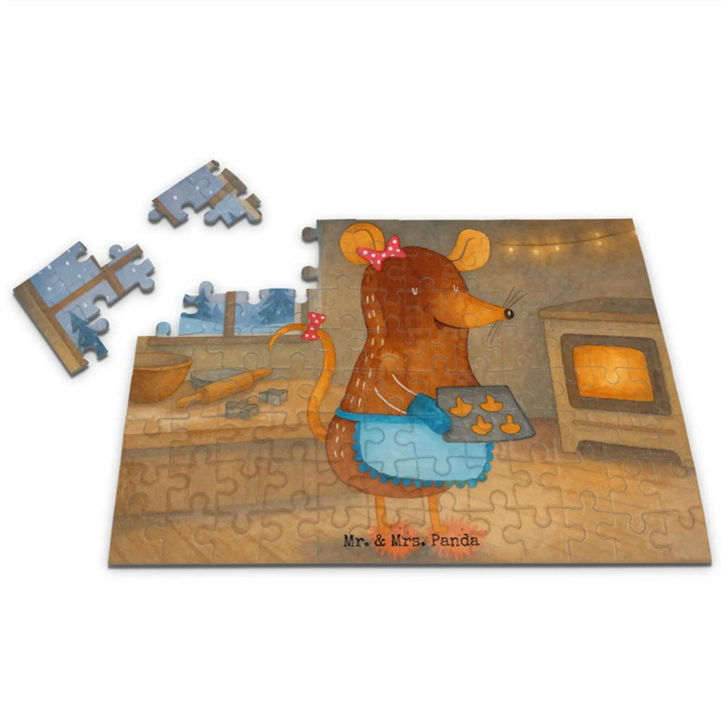 Puzzle Maus Kekse Design Puzzle, Winter, Weihnachten, Weihnachtsdeko, Nikolaus, Advent, Heiligabend, Wintermotiv, Plätzchen, Weihnachtsbäckerei, Chaosqueen, backen, Kekse, Maus, Weihnachtskekse