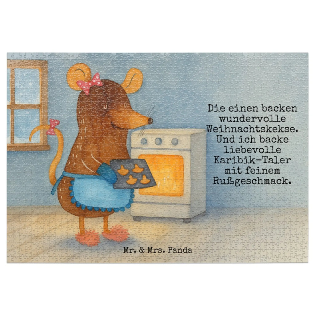 Puzzle Maus Kekse Design Puzzle, Winter, Weihnachten, Weihnachtsdeko, Nikolaus, Advent, Heiligabend, Wintermotiv, Plätzchen, Weihnachtsbäckerei, Chaosqueen, backen, Kekse, Maus, Weihnachtskekse