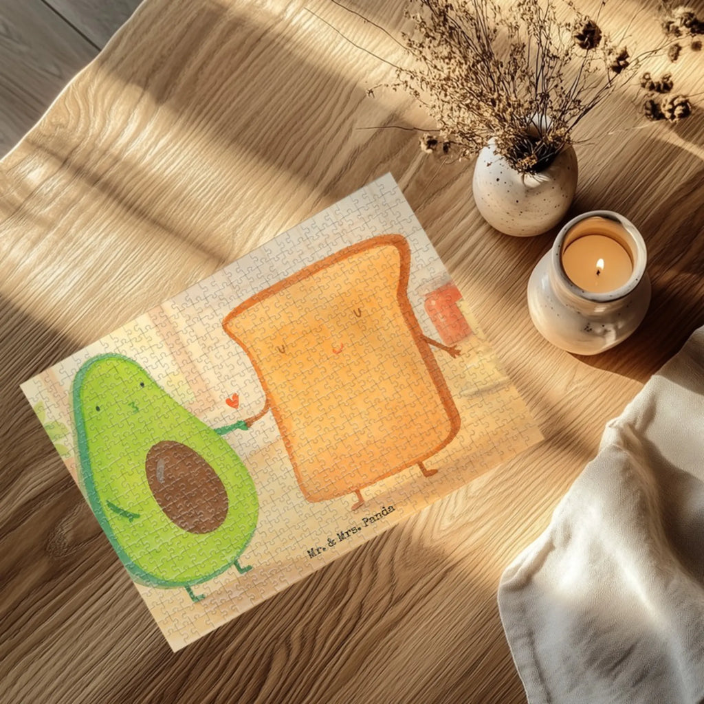 Puzzle Avocado Toast Design Puzzle, Avocado, Veggie, Vegan, Gesund, Jahrestag, Jahrestagsgeschenk, Pärchen, Liebespaar, Toastbrot, Verlobt, Freundin, Toast, Freund, Hochzeitsgeschenk, Hochzeit, Verlobungsparty
