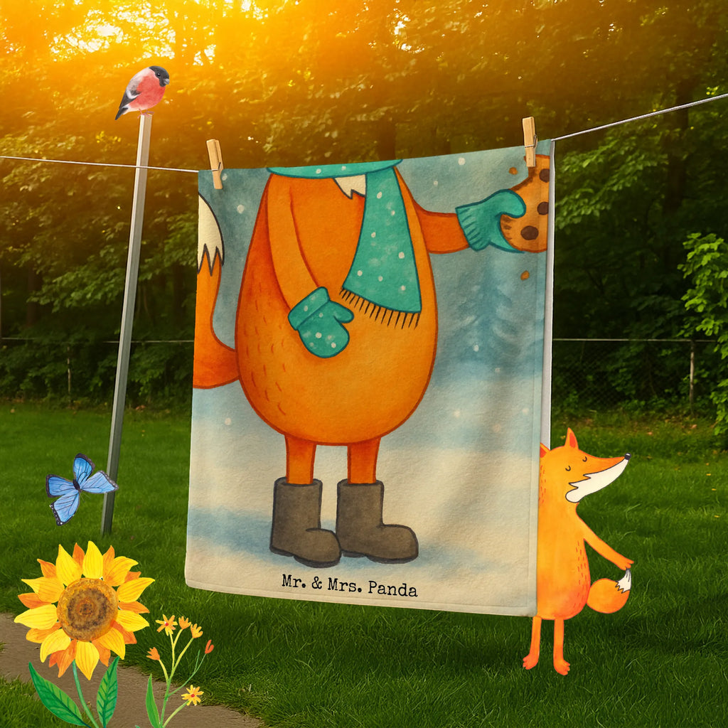 Hand towel Fox biscuit Design Strandtuch, Kinder Handtuch, Badetuch, Saunatuch, Duschtuch, Fuchs, Weihnachtszeit, Kekse, Plätzchen, Winter, Küche Deko, Backen Spruch, Liebe, Füchse