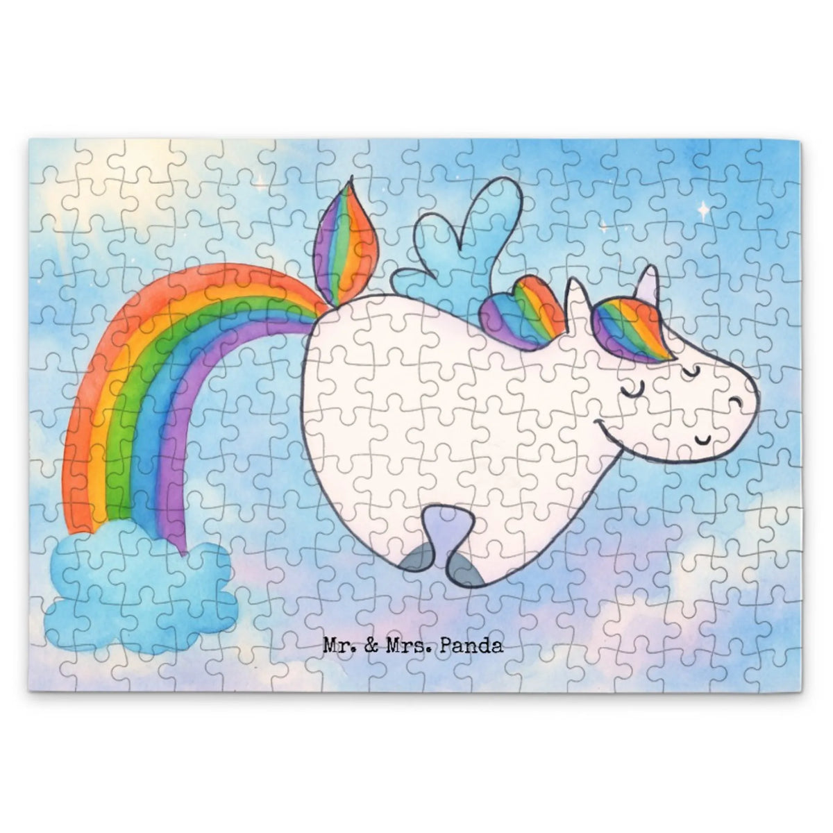 Puzzle Einhorn Fliegendes Pferd Design Puzzle, 1000 Teile Puzzle, 1500 Teile Puzzle, Puzzlespiel, 2000 Teile Puzzle, 500 Teile Puzzle, Legespiel, Geduldspiel, 300 Teile Puzzle, Einhorn Deko, Einhörner, Einhorn, Unicorn, Realität, Regenbogen, Spielen, Erwachsenwerden, Glitzer