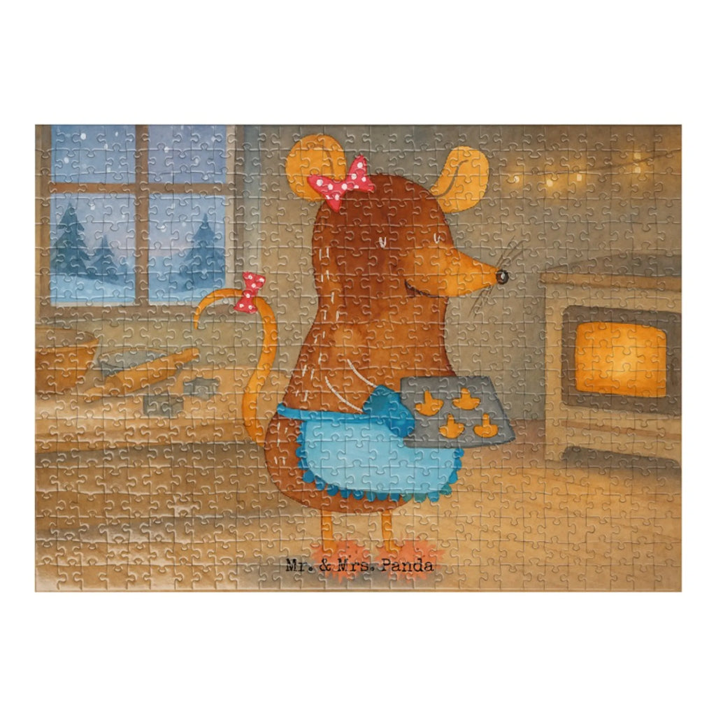 Puzzle Maus Kekse Design Puzzle, Winter, Weihnachten, Weihnachtsdeko, Nikolaus, Advent, Heiligabend, Wintermotiv, Plätzchen, Weihnachtsbäckerei, Chaosqueen, backen, Kekse, Maus, Weihnachtskekse