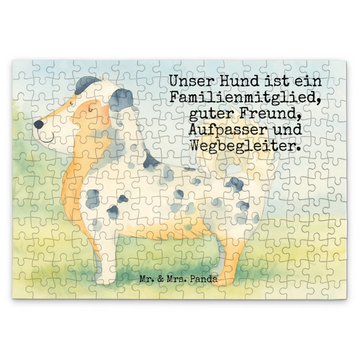 Puzzle Hund Australien Shepherd Design Legespiel, Puzzlespiel, Geduldspiel, Puzzle, 500 Teile Puzzle, 1000 Teile Puzzle, 300 Teile Puzzle, 1500 Teile Puzzle, 2000 Teile Puzzle, Hund, Haustier, Hundebesitzer, Hunderasse, Hundemotiv, Tierliebhaber, Sprüche, Hundeliebe, Australien Shepherd, Familienhund, Spruch, Shepherd