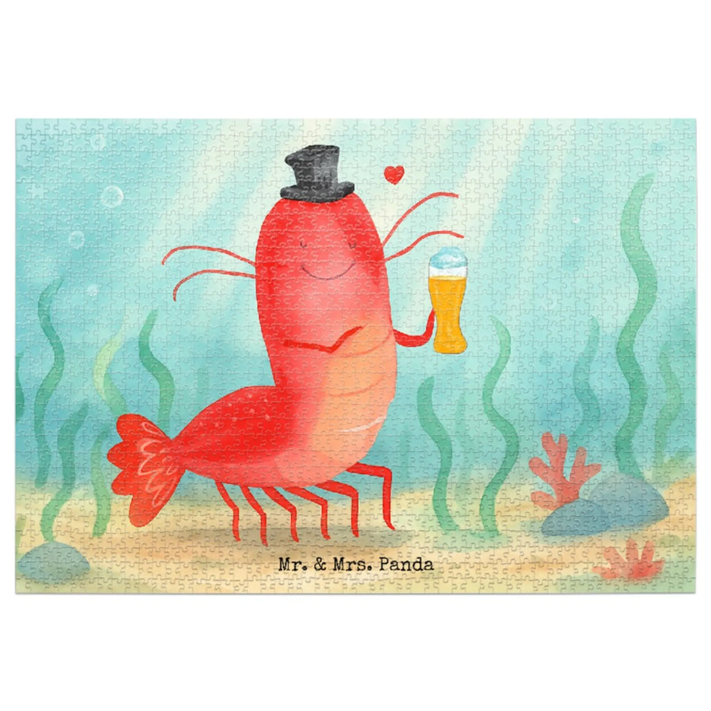 Puzzle Hummer Weizen Design Puzzle, Meerestiere, Meer, Urlaub, Kneipe, Bier, Garnele, Kochen, Junggeselle, Gasthaus, Wirtschaft, Junggesellin, Garnelen, Bierliebhaber, Männerhaushalt