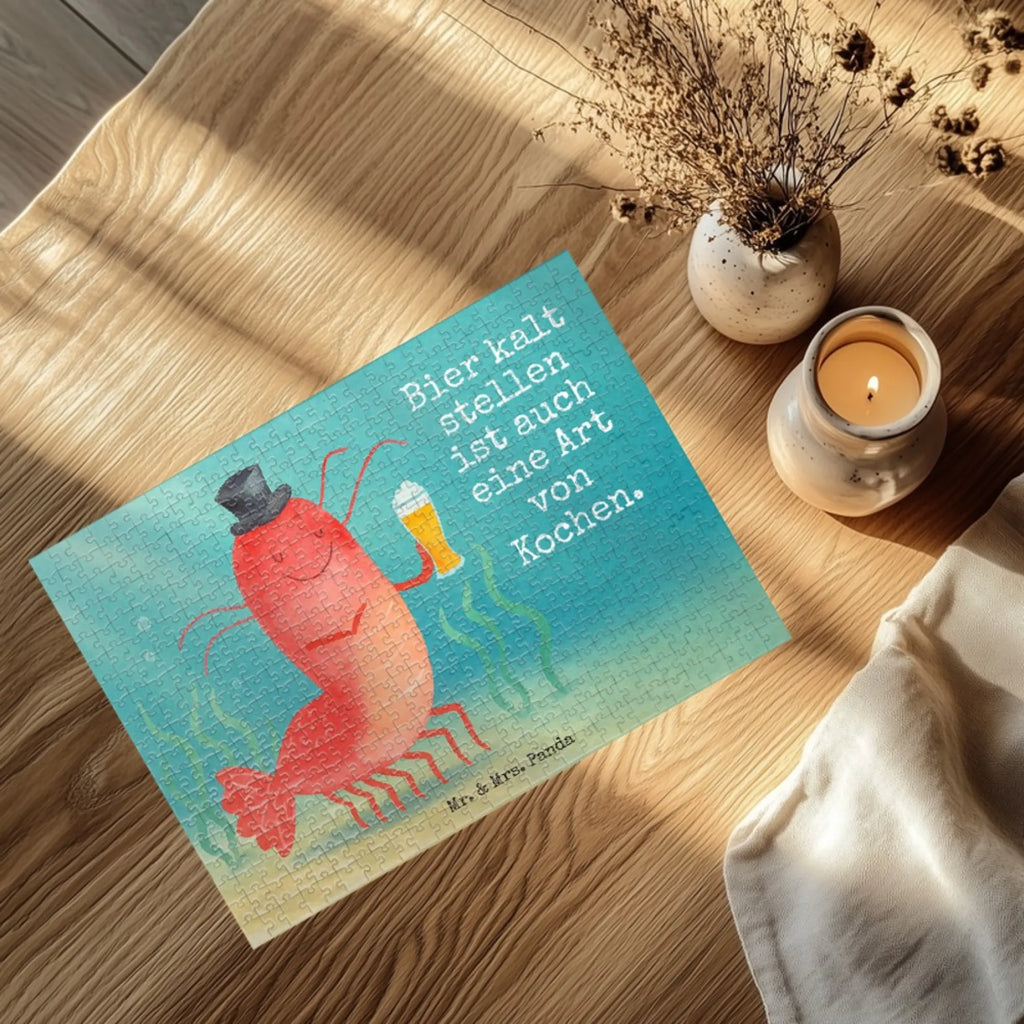 Puzzle Hummer Weizen Design Puzzle, Meerestiere, Meer, Urlaub, Kneipe, Bier, Garnele, Kochen, Junggeselle, Gasthaus, Wirtschaft, Junggesellin, Garnelen, Bierliebhaber, Männerhaushalt