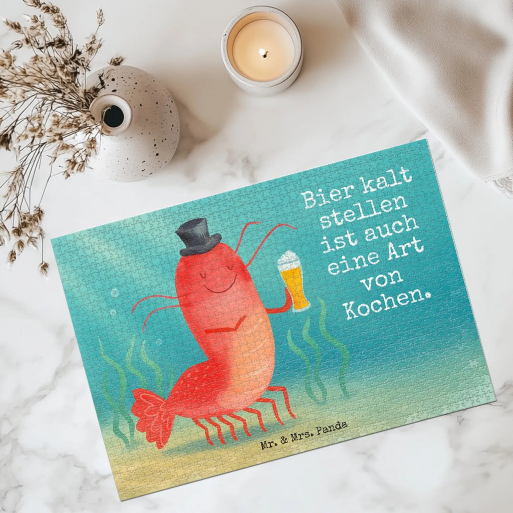 Puzzle Hummer Weizen Design Puzzle, Meerestiere, Meer, Urlaub, Kneipe, Bier, Garnele, Kochen, Junggeselle, Gasthaus, Wirtschaft, Junggesellin, Garnelen, Bierliebhaber, Männerhaushalt