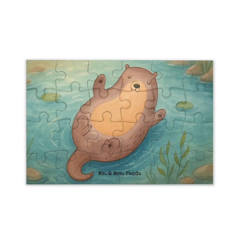 Puzzle Otter Umarmen Design Puzzle, Otter, Fischotter, Seeotter, Otter Seeotter See Otter