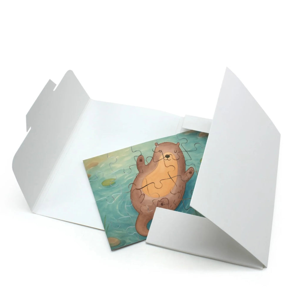 Puzzle Otter Umarmen Design Puzzle, Otter, Fischotter, Seeotter, Otter Seeotter See Otter