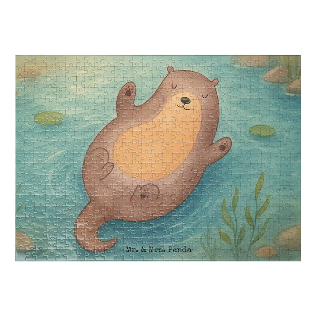 Puzzle Otter Umarmen Design Puzzle, Otter, Fischotter, Seeotter, Otter Seeotter See Otter