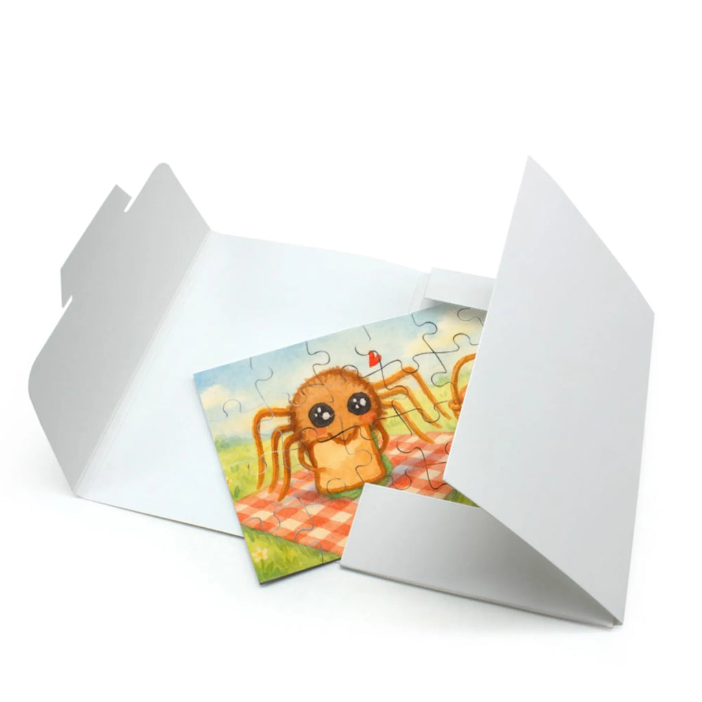 Puzzle Spinne Agathe Sandwich Design Puzzle, Spinne Agathe, Spinne, Agathe, Videos, Merchandise, Glück, Lebensfreude, Hunger, Hungrig, Verfressen, Alles wird gut, Mut