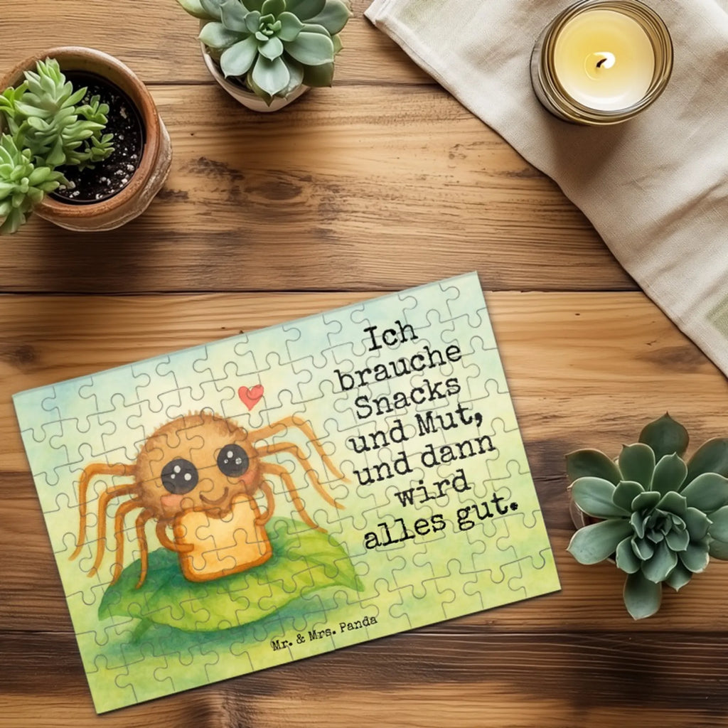 Puzzle Spinne Agathe Sandwich Design Puzzle, Spinne Agathe, Spinne, Agathe, Videos, Merchandise, Glück, Lebensfreude, Hunger, Hungrig, Verfressen, Alles wird gut, Mut
