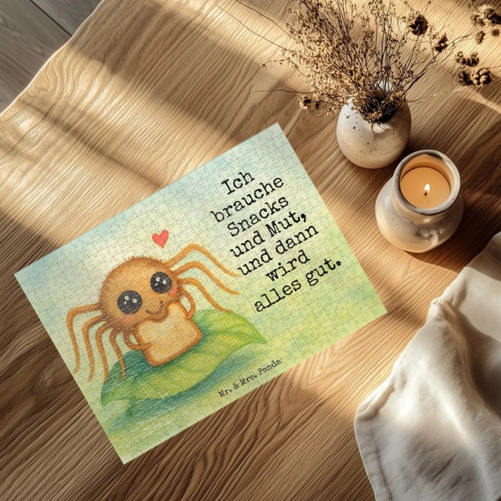 Puzzle Spinne Agathe Sandwich Design Puzzle, Spinne Agathe, Spinne, Agathe, Videos, Merchandise, Glück, Lebensfreude, Hunger, Hungrig, Verfressen, Alles wird gut, Mut