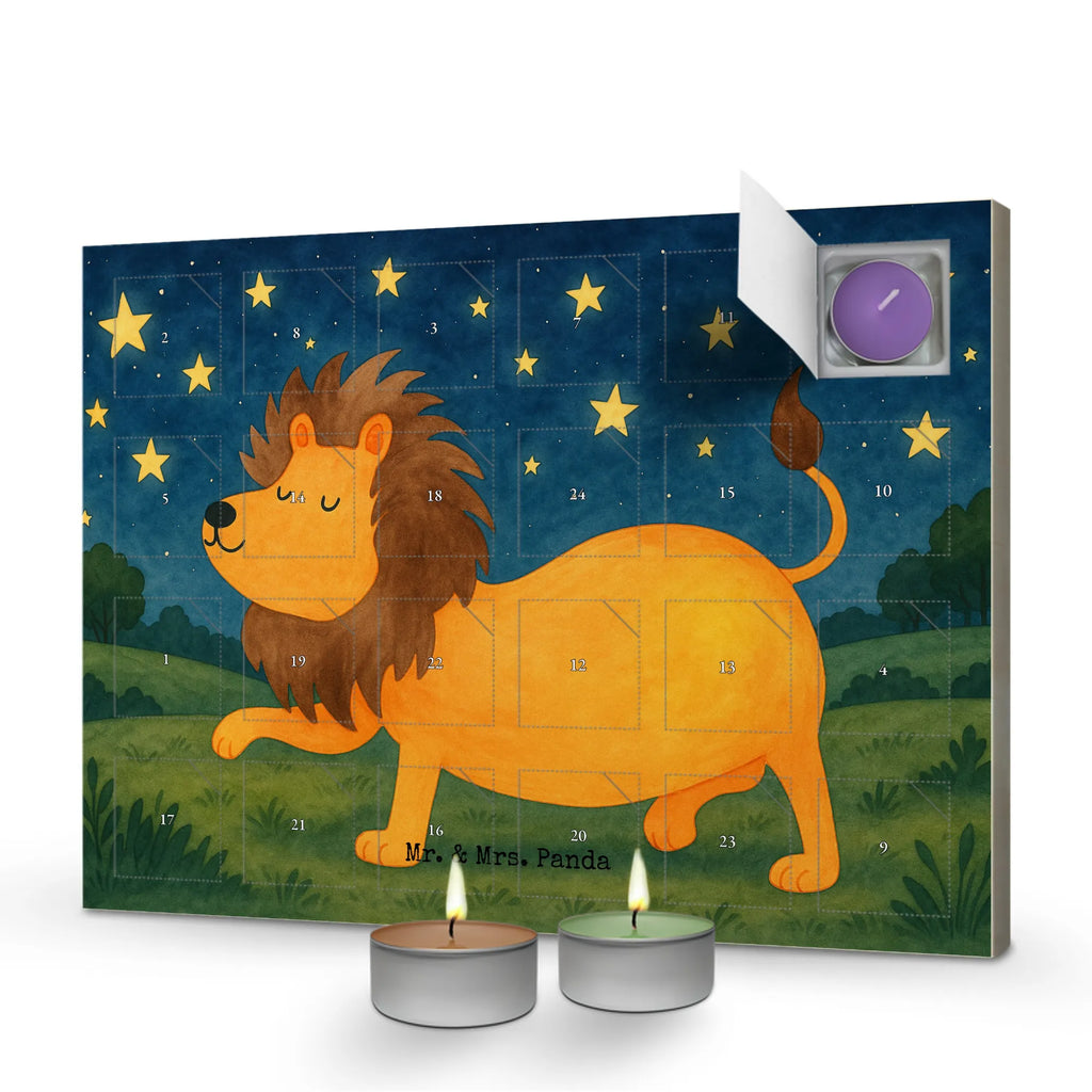 Scented candle advent calendar Star sign Lion Design constellations, birthdays, astrology, zodiac, date of birth, month of birth, gift august, lion gift, birthday july, lion zodiac sign, king of animals, birthday august, gift july