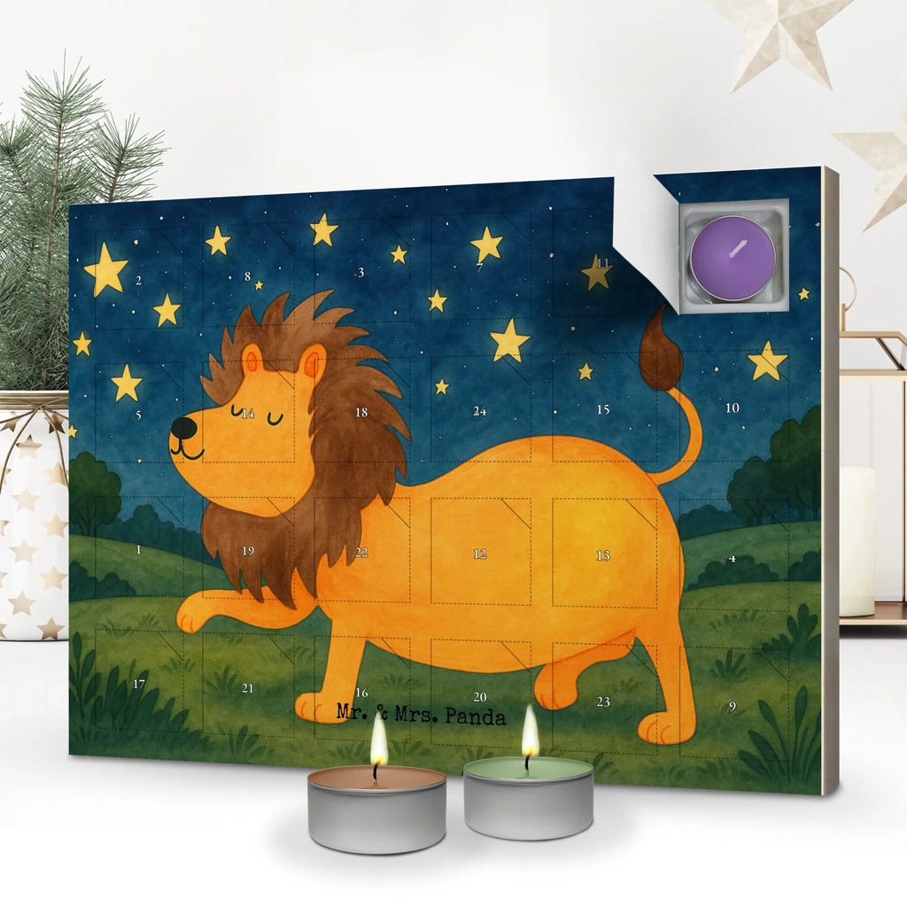 Scented candle advent calendar Star sign Lion Design constellations, birthdays, astrology, zodiac, date of birth, month of birth, gift august, lion gift, birthday july, lion zodiac sign, king of animals, birthday august, gift july