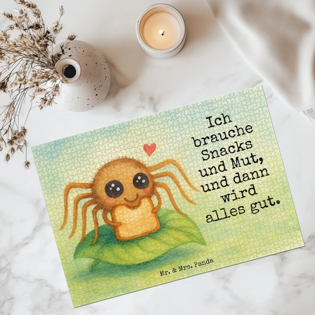 Puzzle Spinne Agathe Sandwich Design Puzzle, Spinne Agathe, Spinne, Agathe, Videos, Merchandise, Glück, Lebensfreude, Hunger, Hungrig, Verfressen, Alles wird gut, Mut