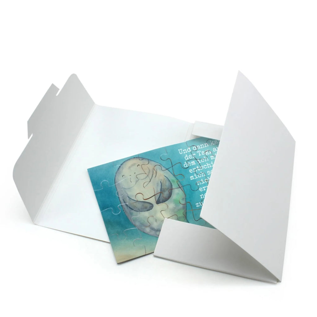 Puzzle Seekuh Happy Design Puzzle, Meerestiere, Meer, Urlaub, Neustart, Seekühe, Respekt, Zufrieden, Achtsamkeit, Freundin, Neuanfang, Selbstliebe, Liebeskummer, Seekuh